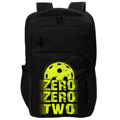 Zero Zero Two Pickleball Player Paddleball Impact Tech Backpack