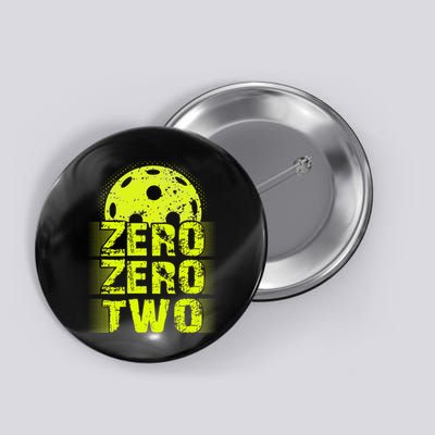 Zero Zero Two Pickleball Player Paddleball Button
