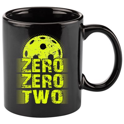 Zero Zero Two Pickleball Player Paddleball 11oz C Handle Ceramic Mug