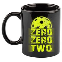 Zero Zero Two Pickleball Player Paddleball 11oz C Handle Ceramic Mug