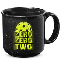 Zero Zero Two Pickleball Player Paddleball 15oz Campfire Ceramic Mug