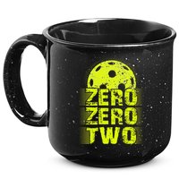 Zero Zero Two Pickleball Player Paddleball 15oz Campfire Ceramic Mug