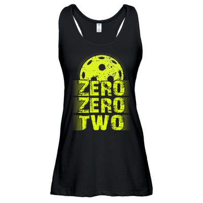 Zero Zero Two Pickleball Player Paddleball Ladies Essential Flowy Tank