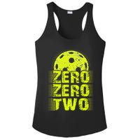 Zero Zero Two Pickleball Player Paddleball Ladies PosiCharge Competitor Racerback Tank