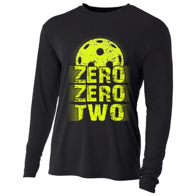 Zero Zero Two Pickleball Player Paddleball Cooling Performance Long Sleeve Crew