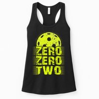 Zero Zero Two Pickleball Player Paddleball Womens Tank Top