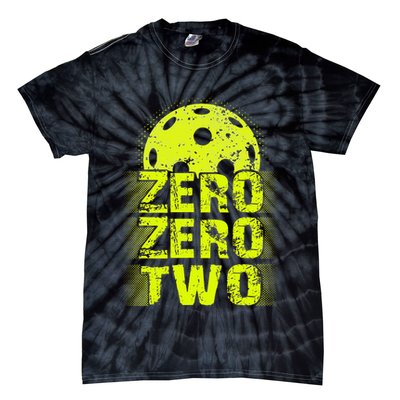 Zero Zero Two Pickleball Player Paddleball Tie-Dye T-Shirt