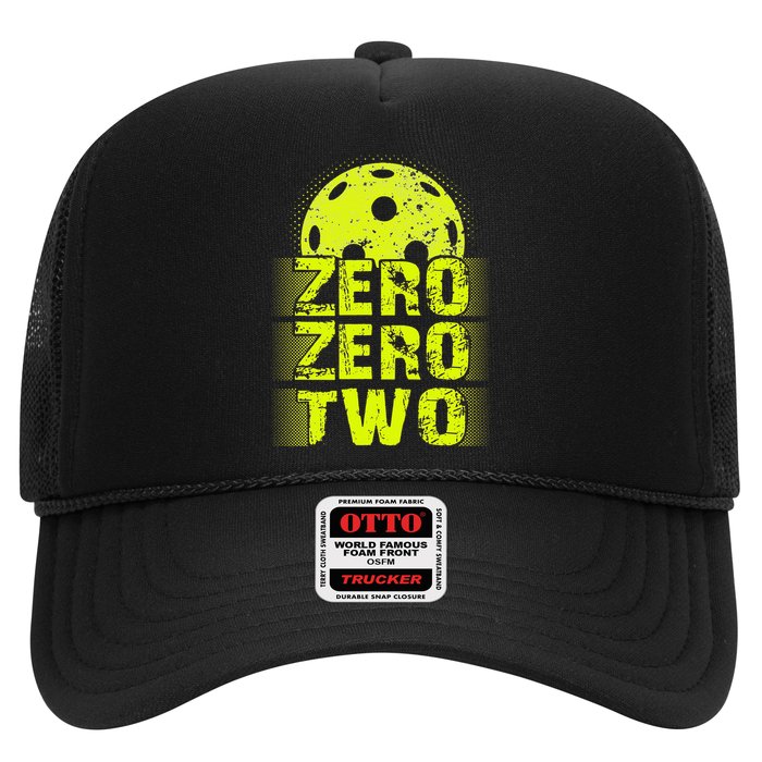 Zero Zero Two Pickleball Player Paddleball Hat