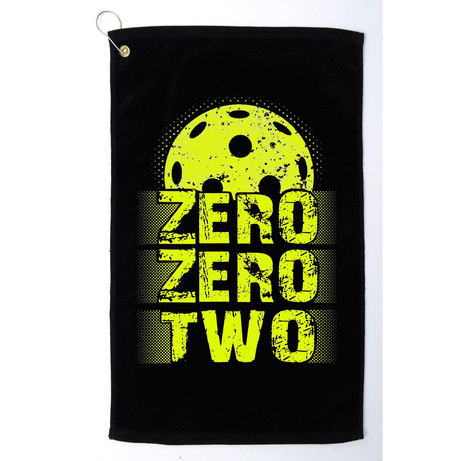 Zero Zero Two Pickleball Player Paddleball Golf Towel
