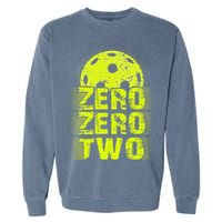 Zero Zero Two Pickleball Player Paddleball Garment-Dyed Sweatshirt