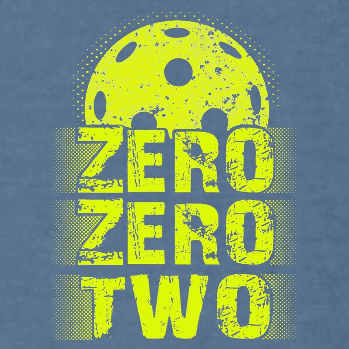 Zero Zero Two Pickleball Player Paddleball Garment-Dyed Sweatshirt