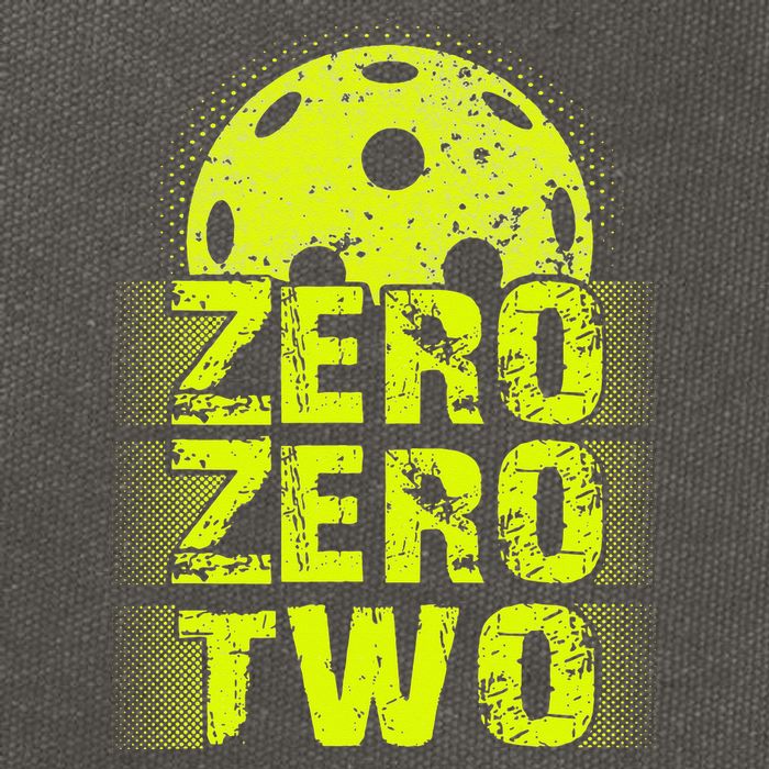 Zero Zero Two Pickleball Player Paddleball Cotton Canvas Backpack