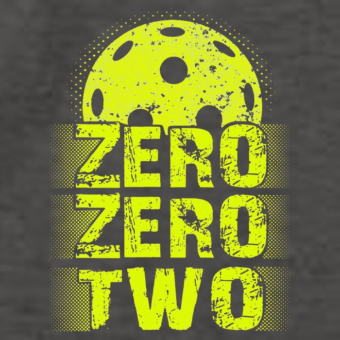 Zero Zero Two Pickleball Player Paddleball Vector Backpack