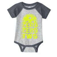 Zero Zero Two Pickleball Player Paddleball Infant Baby Jersey Bodysuit