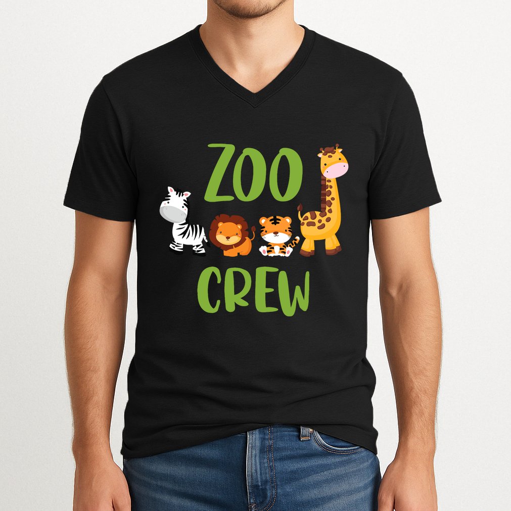 Zoologist Zookeeper Zoo V-Neck T-Shirt