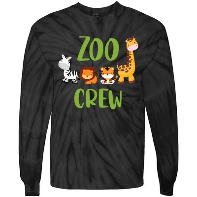 Zoologist Zookeeper Zoo Tie-Dye Long Sleeve Shirt