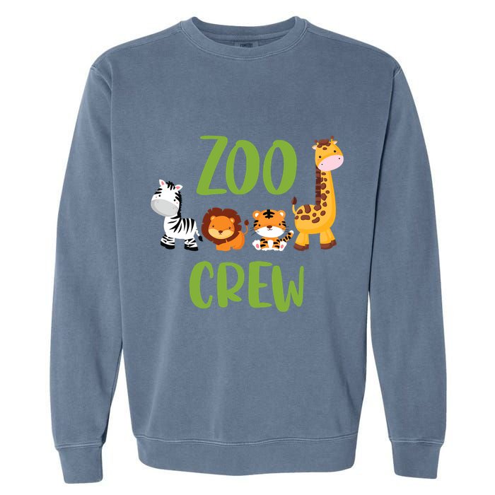 Zoologist Zookeeper Zoo Garment-Dyed Sweatshirt